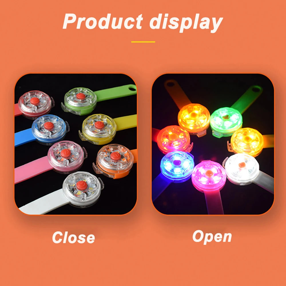 LED Pet Dog/Cat Collar Pendant | Night Safety Cat Luminous Light IPX7 Waterproof Flashing Harness With Light for Dog and Cat
