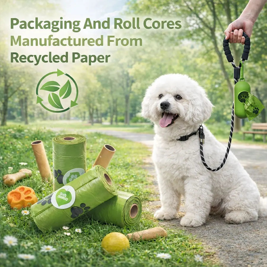 10 Pcs Extra Large Thick Dog Poop Bags 12.6x8.6 Inch, Leak Proof Unscented Dog Waste Bags for Pooper Scooper