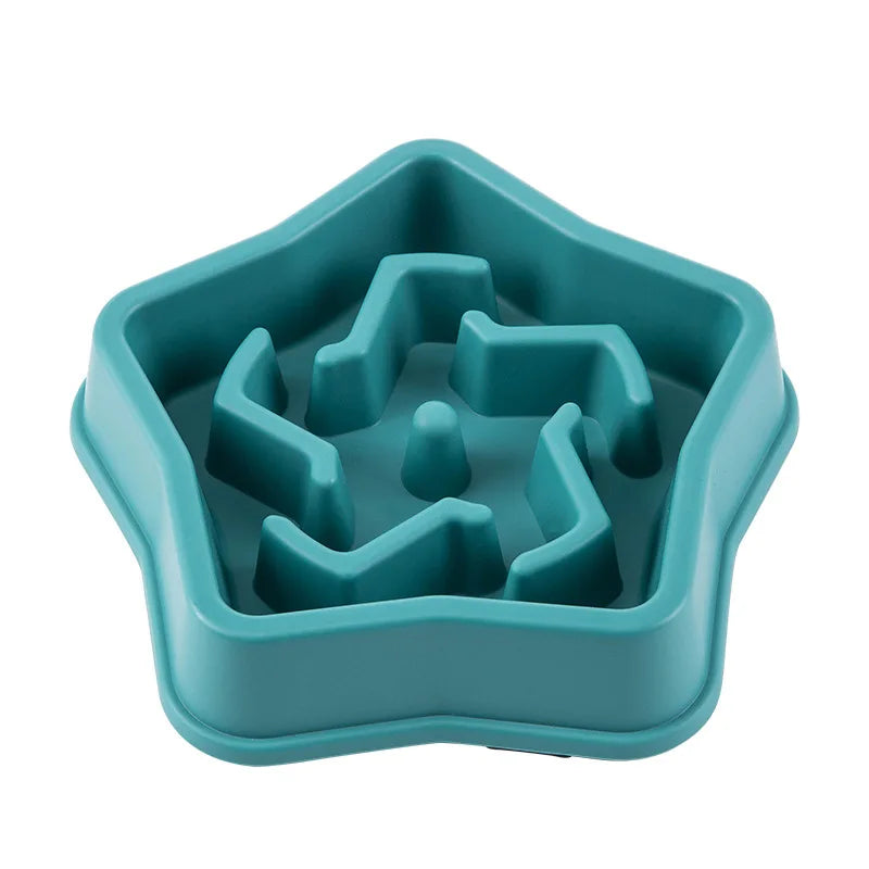 Pet Cat And Dog Slow Food Bowl, Anti-choking Thickened And Non-slip Multiple Colors and Shapes