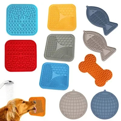 Pet Cat And Dog Slow Food Bowl, Anti-choking Thickened And Non-slip Multiple Colors and Shapes