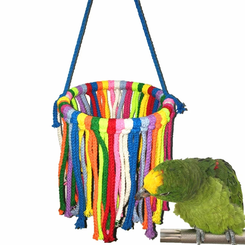 Bird Toy Chewing/Bite | Cage Hanging Swing | Climbing/Standing Branches Toys