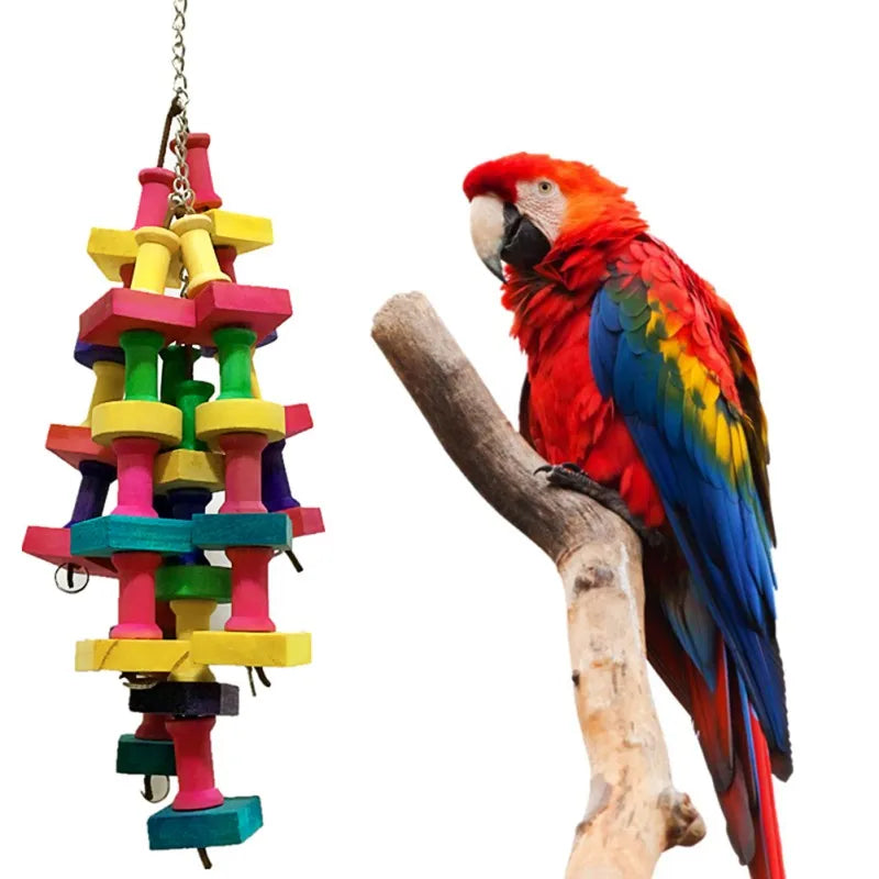 Bird Toy Chewing/Bite | Cage Hanging Swing | Climbing/Standing Branches Toys