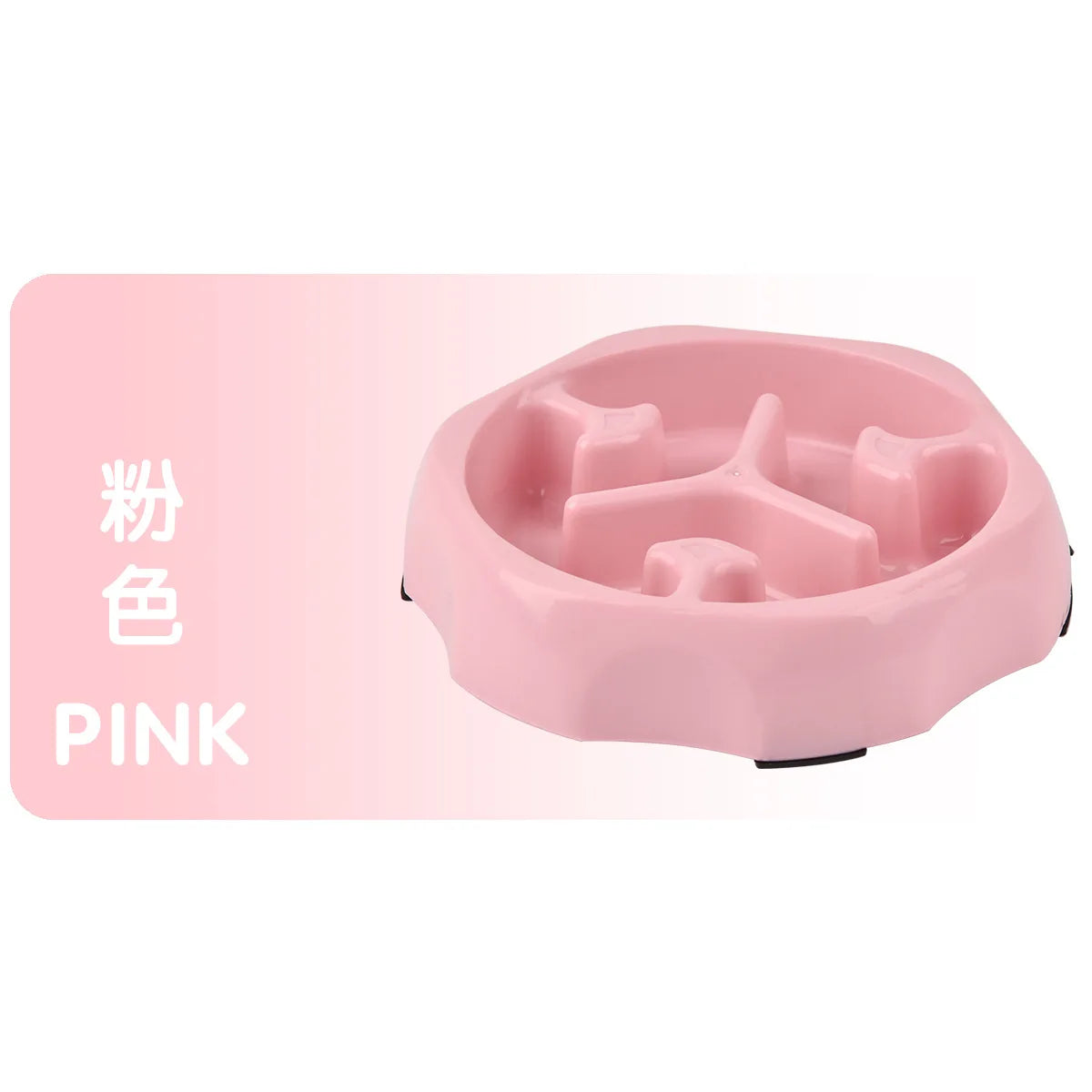 Slow Feeder  Bowl Anti-choking Plastic Dog and Cat Puzzle Food Bowl, For Anxiety Relief