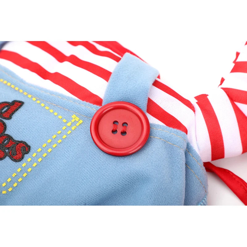 Halloween Cosplay Costumes For Small Medium Dog/ Cats Creative Pet Party Jumpsuits Soft Warm  Coat