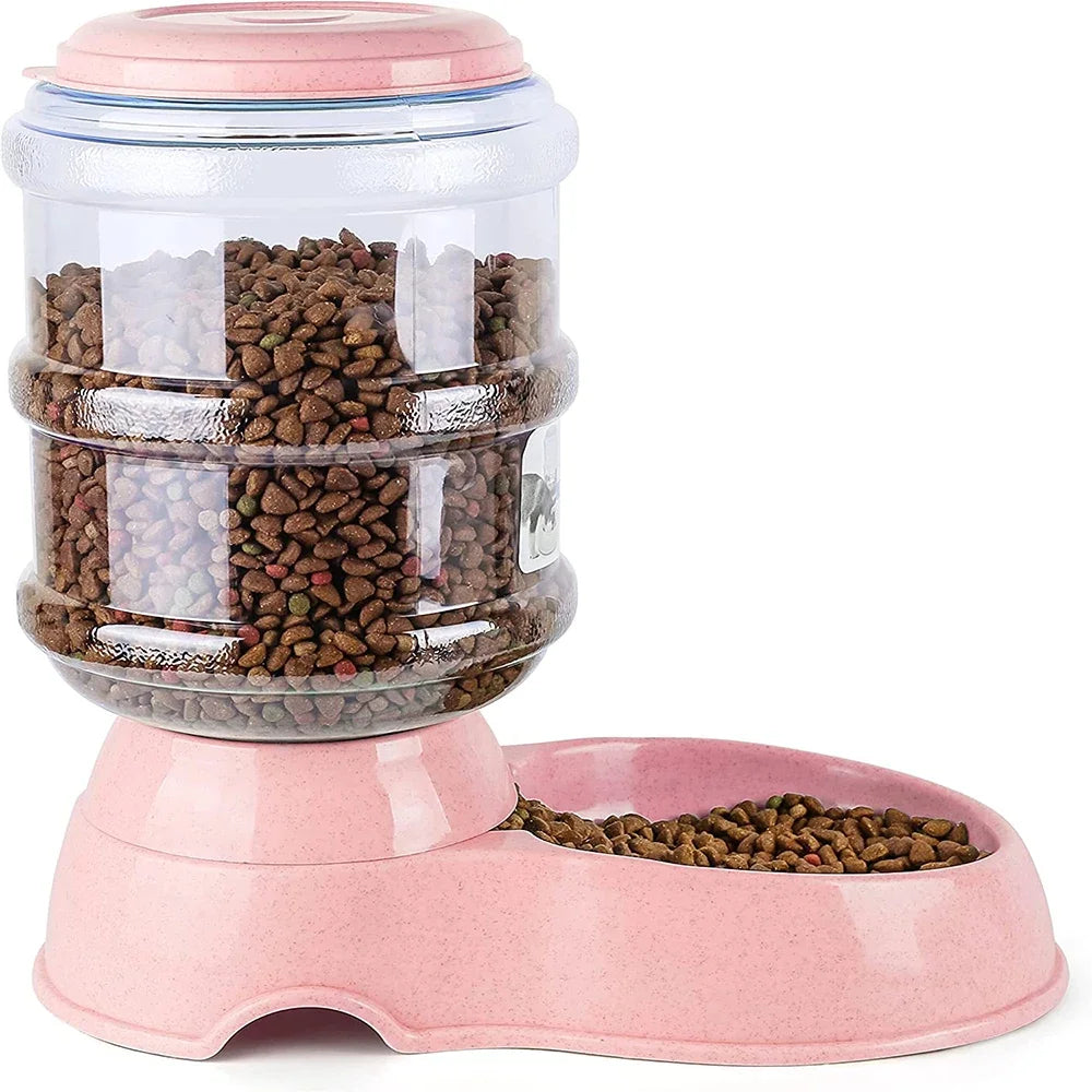 Automatic Water Dispenser Large Capacity, Small Dog and Cat Food /Water Dispenser