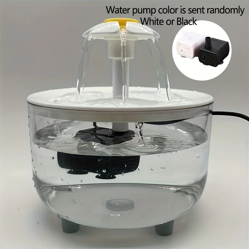 USB Electric Mute 1L Pet Water Fountain Automatic  Water Dispenser For Cats
