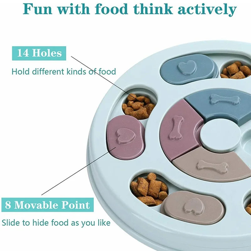 Dog Food Hiding Bowl, Slow Feeder Training, Educational Toy To Relieve Boredom, Interactive Educational Feeding Toy