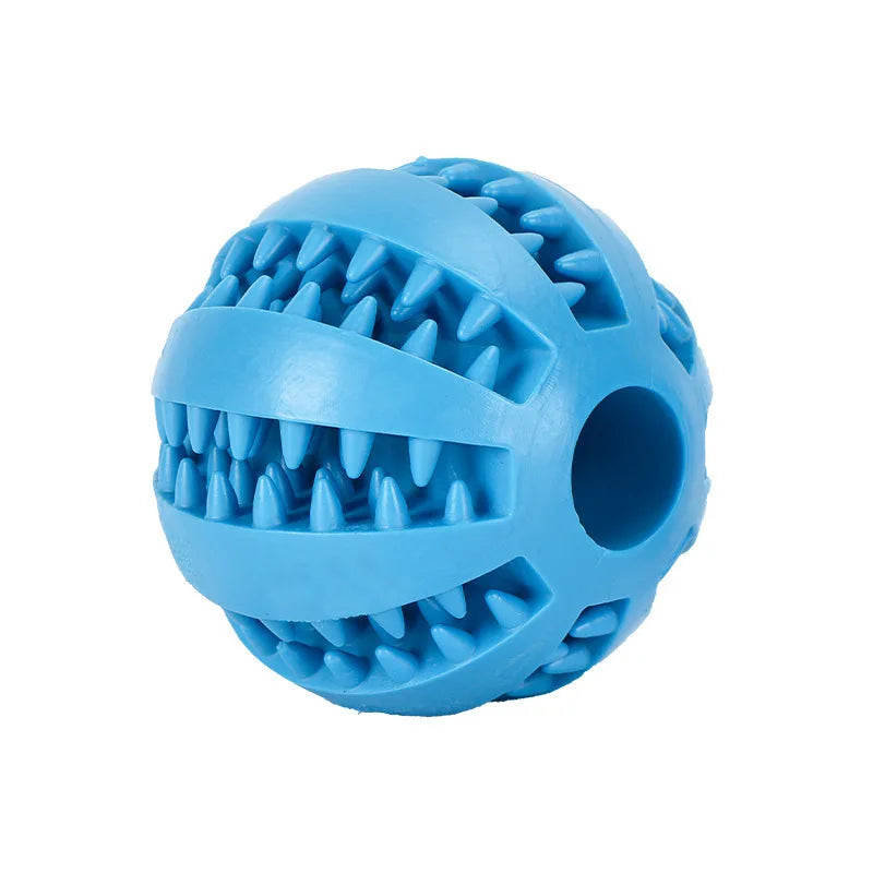 Interactive Rubber Ball | Puppy Chewing Toys | Tooth Cleaning Ball | Treat Feeder Silicone Toy For and Dogs