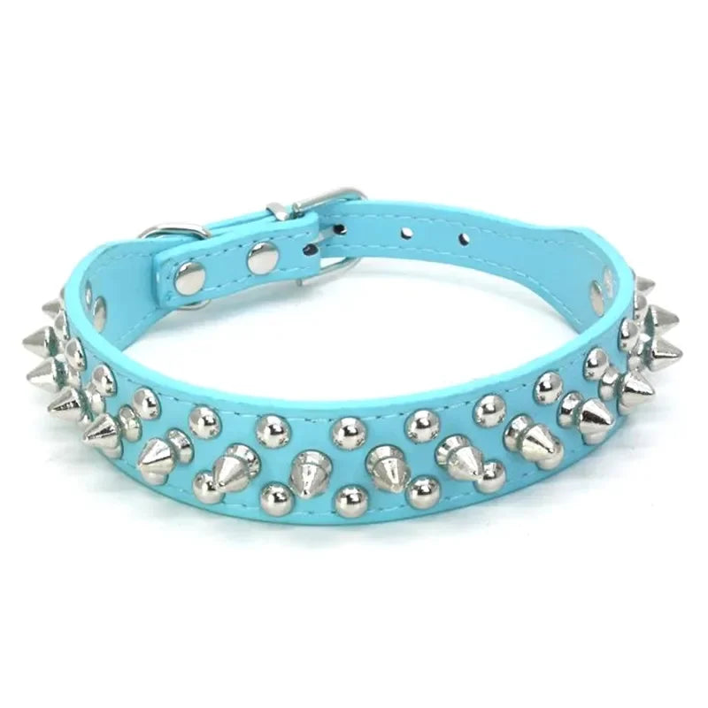 High Quality Dog Rivet Collar and Leash Set | Anti Bite  Collars for Medium Large Dogs