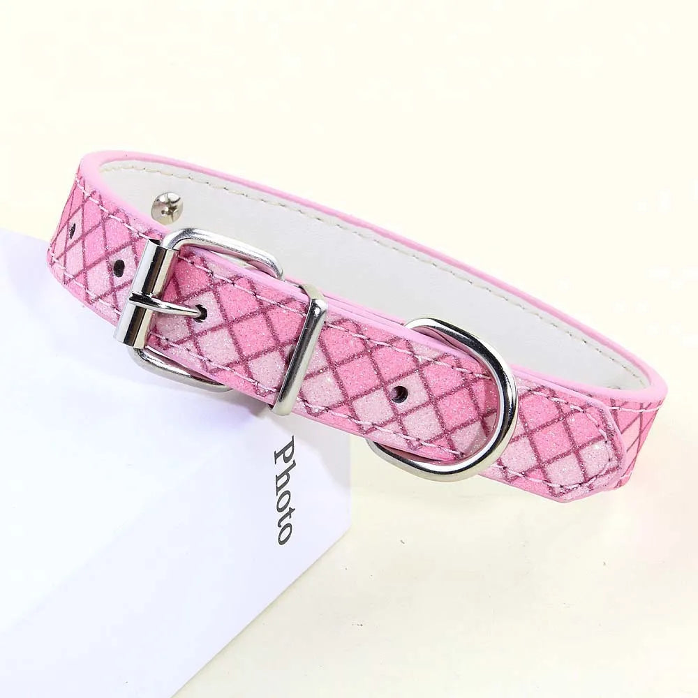 Bling Rhinestone Puppy Dog Personalized Small Dogs Chihuahua Collar Custom Cat Necklace Free Name Charms Pet Accessories