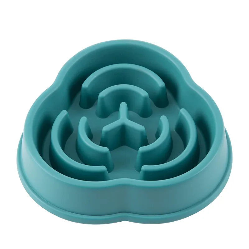 Pet Cat And Dog Slow Food Bowl, Anti-choking Thickened And Non-slip Multiple Colors and Shapes