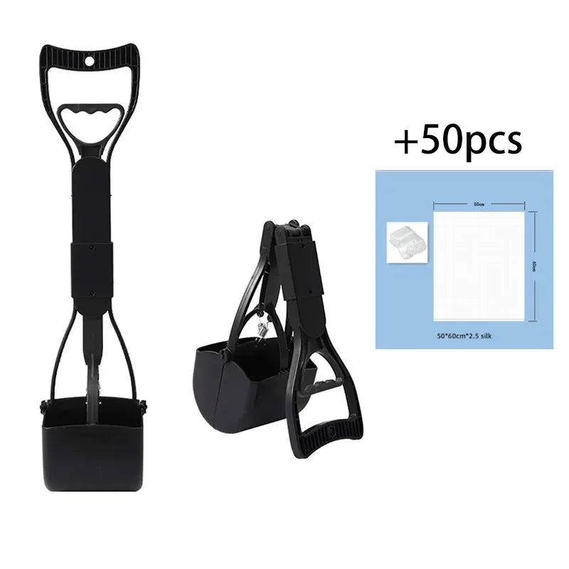 Dog Poop Grabber/Scooper Long Handle Large Folding Design  Cleaning Tool Pet Supply