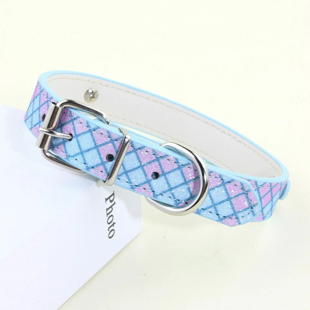 Bling Rhinestone Puppy Dog Personalized Small Dogs Chihuahua Collar Custom Cat Necklace Free Name Charms Pet Accessories