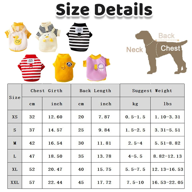 Winter Dog Clothes | Cute Cartoon Dog Warm Hoodie Sweatshirt | Dog Costume Outfits