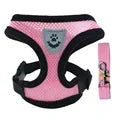 Dog and Cat Harness Walking Lead Leash | Polyester Adjustable Mesh  Vest For Small/Medium Size Pet