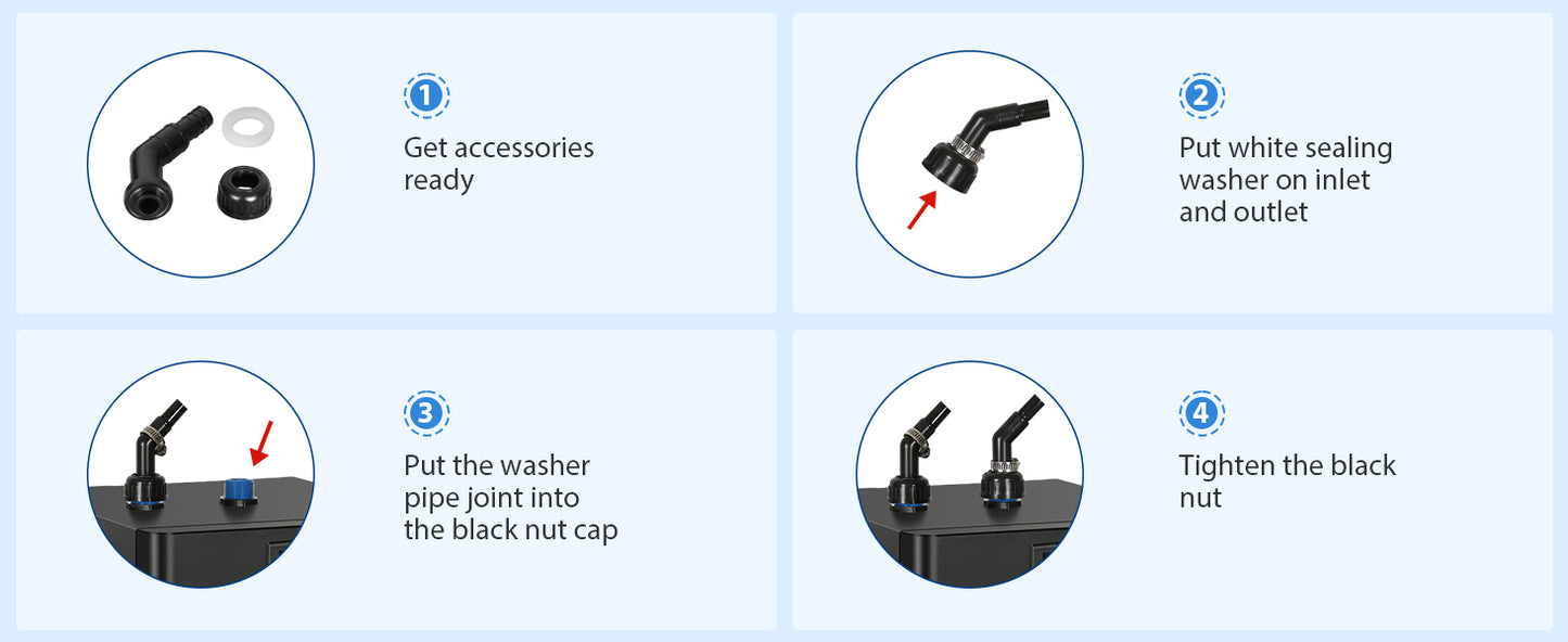 Water Chiller for Aquarium | Energy Efficient for Axolotl, Coral, Jellyfish, Freshwater